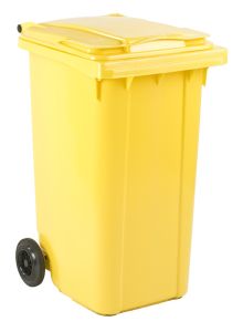 Container geel, 240 liter