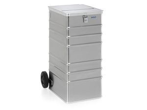 Aluminium papiercontainer / listingwagen, 240 liter (D 1009 / 240 S)