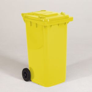 Container 240 liter, geel