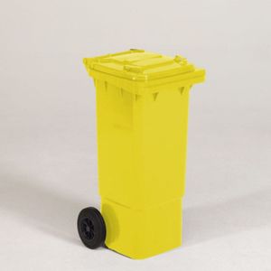 Container 80 liter, geel
