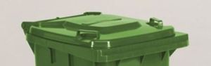 Deksel voor container, 240 liter, groen