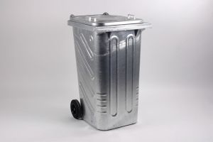 Stalen container 240 liter, verzinkt