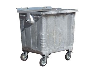 Stalen Container 1100 liter met stalen deksel