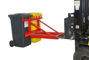 Afvalcontainer-heffer MH-2 voor 2 minicontainers, gelakt