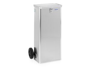 Aluminium papiercontainer / listingwagen, 120 liter (D 1009 / 120 H)