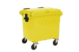 Container 1000 liter, geel