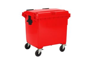 Container 1000 liter, rood