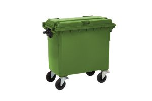 Container 660 liter, groen