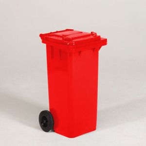 Container 120 liter, rood