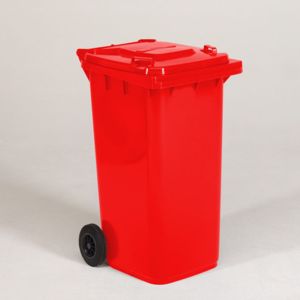 Container 240 liter, rood