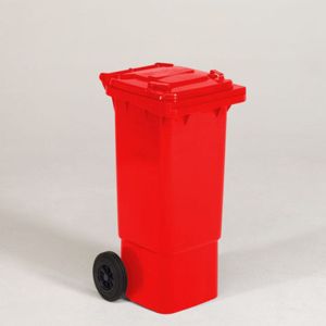 Container 80 liter, rood