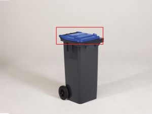 Deksel voor container, 120/140 liter, blauw