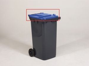 Deksel voor container, 240 liter, blauw
