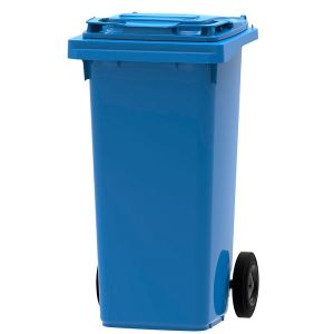 Container blauw, 120 liter